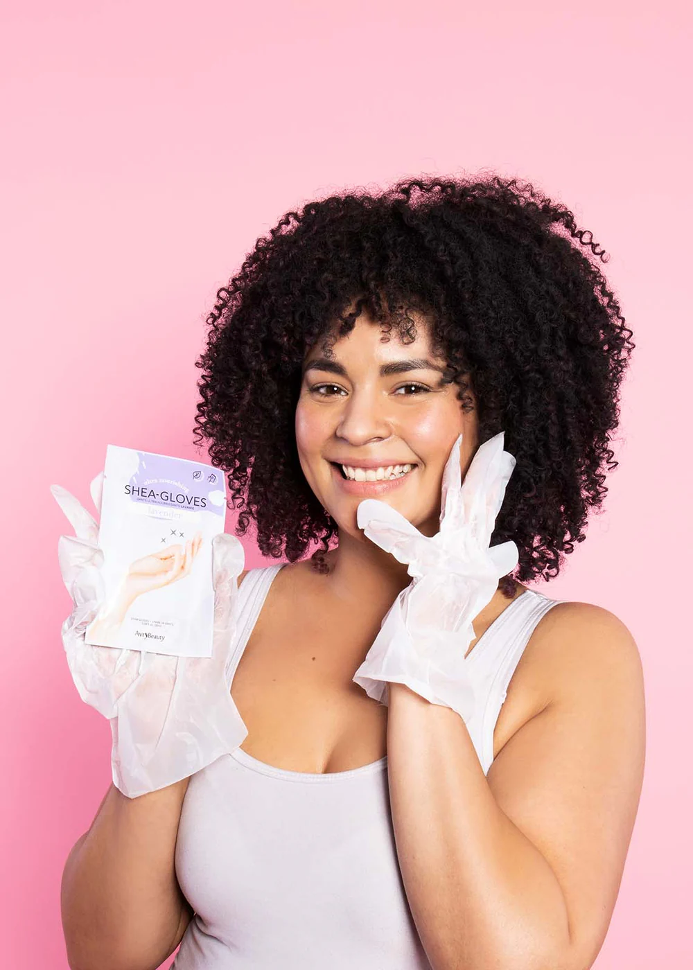 Avry Beauty Shea Butter Gloves - Lavender