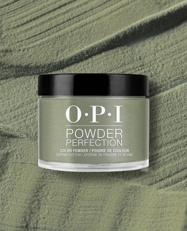 OPI Powder Perfection - Things I’Ve Seen In Aber-Green