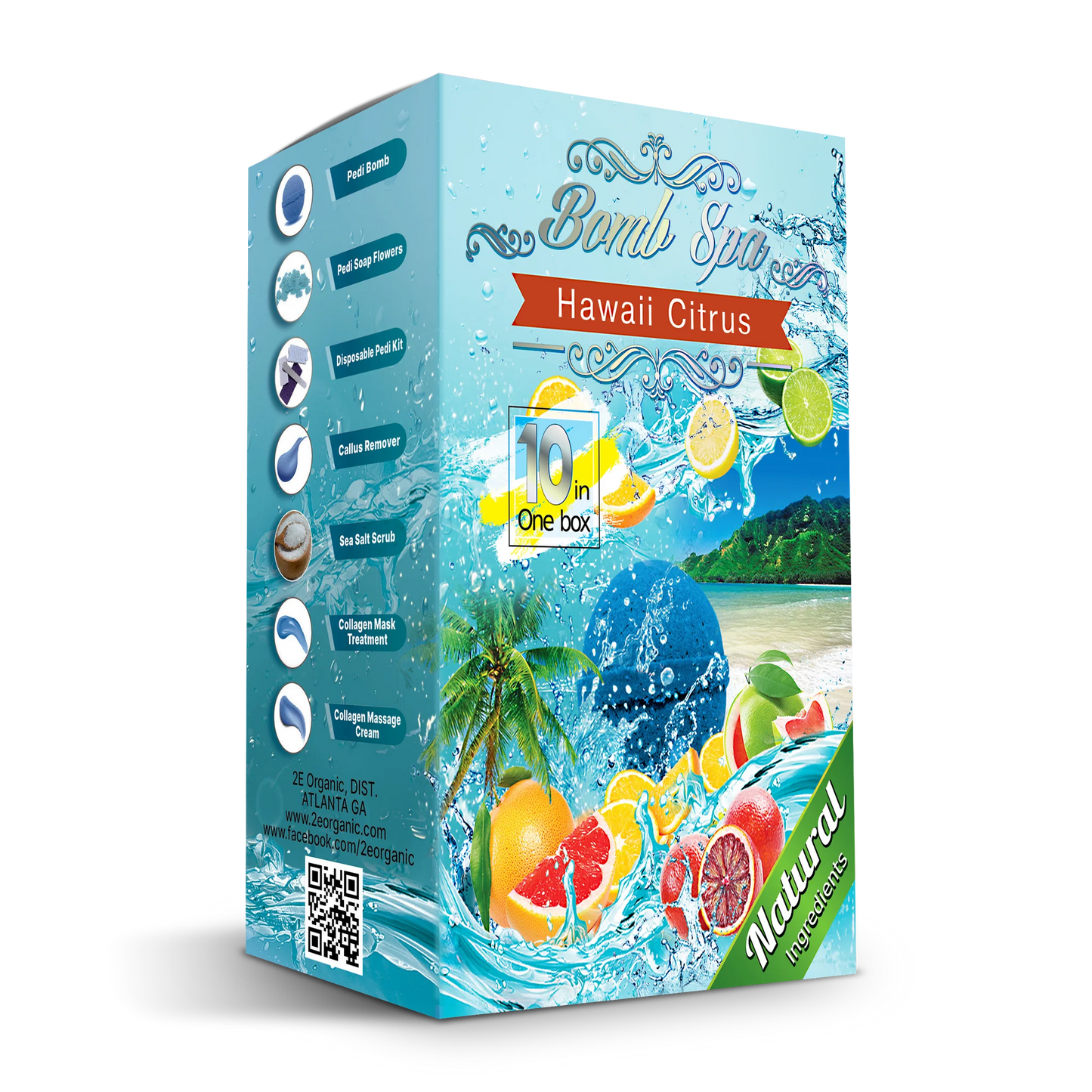 2EO Bomb Spa 10in1 Pedicure Box