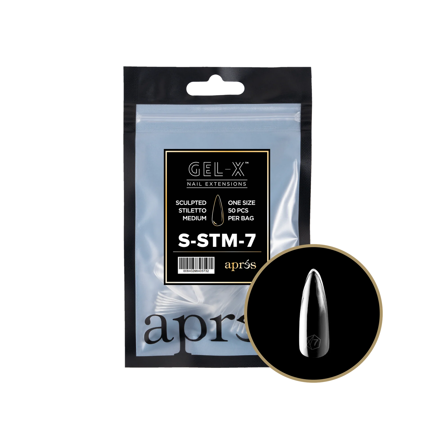 APRES Gel-X Sculpted Stiletto Medium Refill