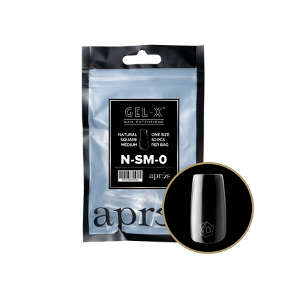 APRES Gel-X Natural Square Short Refill