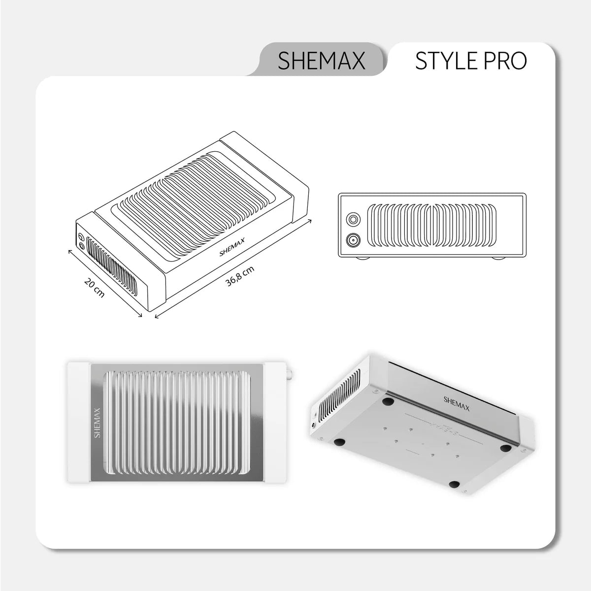 New!! SHEMAX Pro Dust Collector - Orange