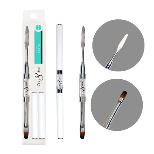 CRE Duo Brush - Oval #8 With Spatula Tool