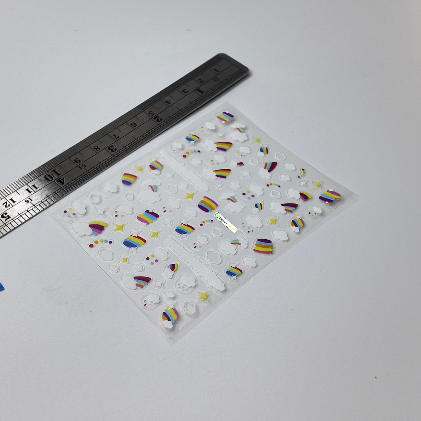 Colorful Rainbows and Clouds Sticker Decal