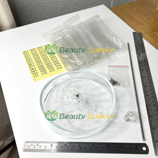 Ionica Clear Stand with Sample Tips