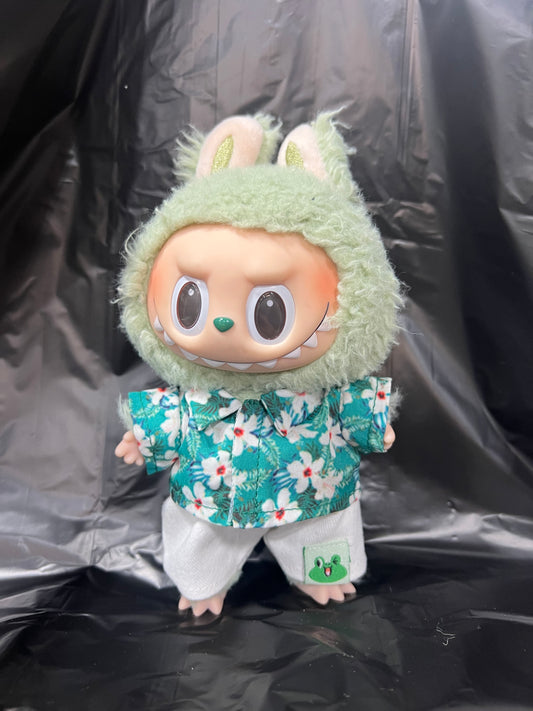 Doll Clothes fits Labu  #090 Vacation Shirt and Pants