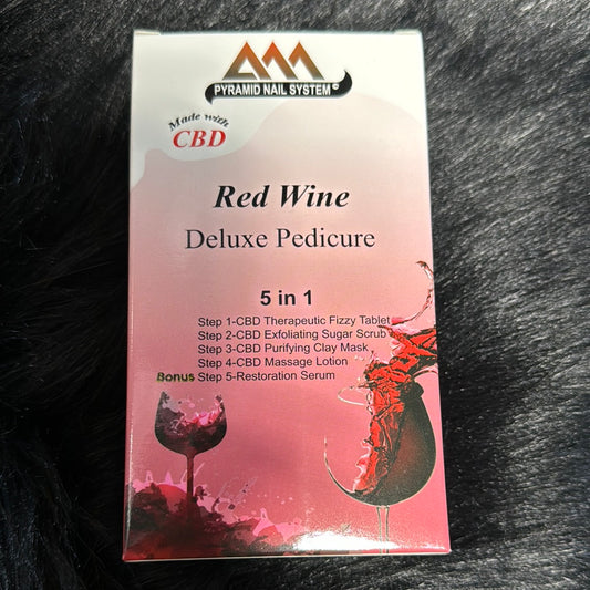 Pyramid 5in1 Pedicure Red Wine