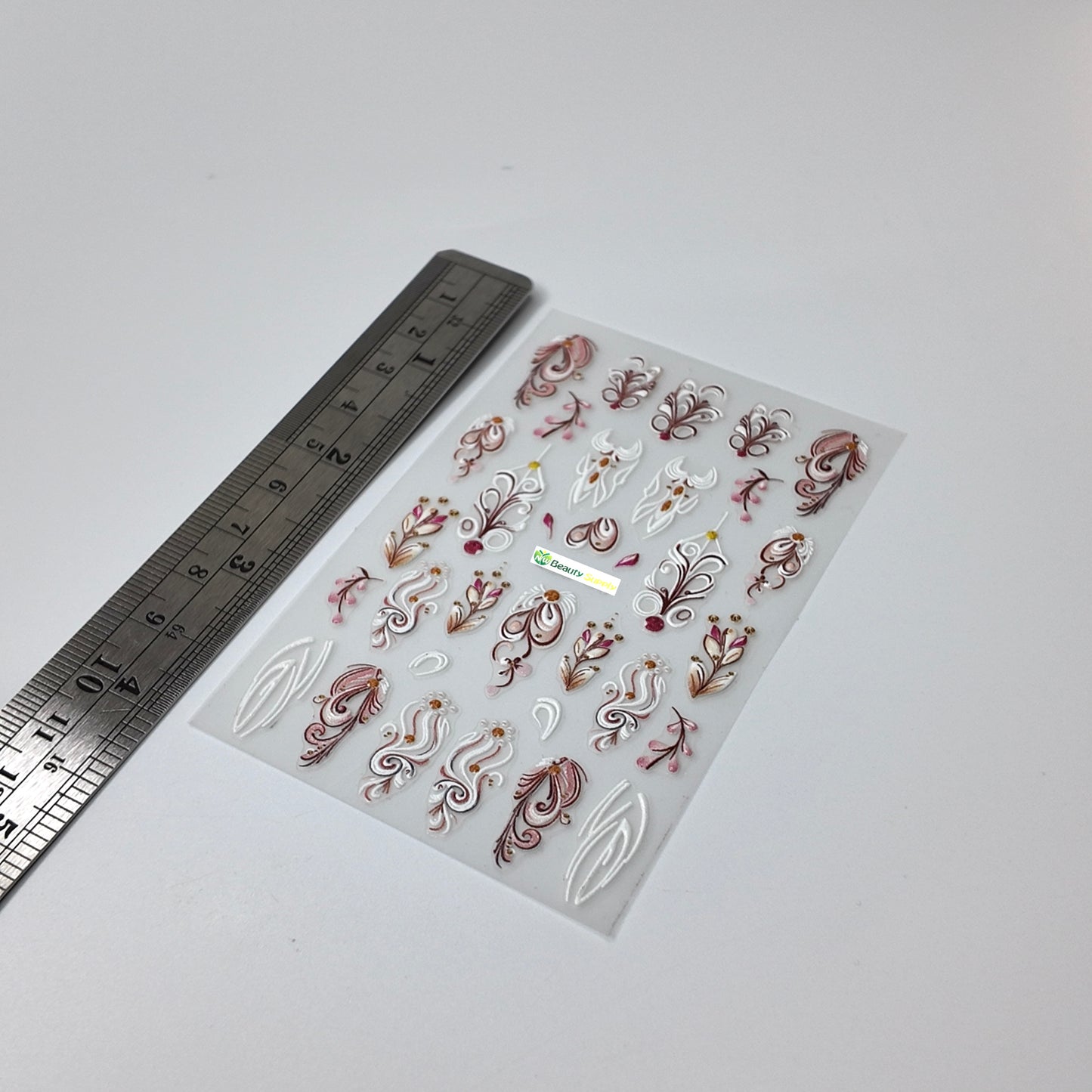 Pink Swirly Design Sticker Decal