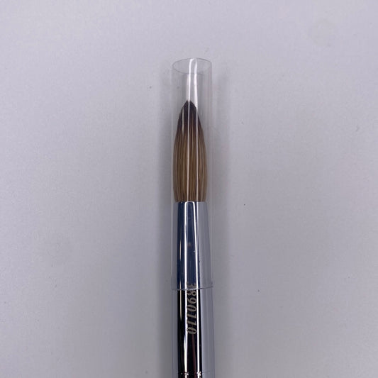 KL #12 Petal Silver Handle Nail Brush