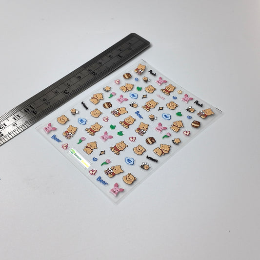 Winnie the Pooh Bear and Piglet Sticker Decal