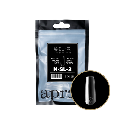 APRES Gel-X Natural Square Long Refill