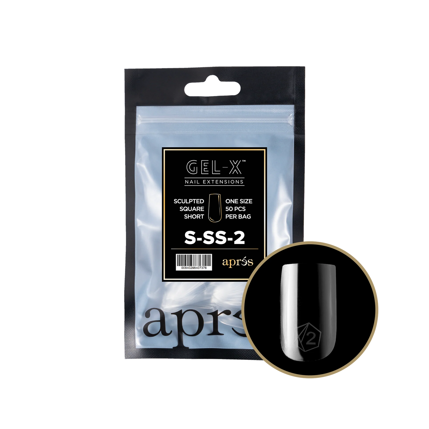 APRES Gel-X Sculpted Square Short Refill