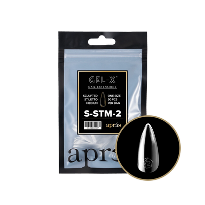 APRES Gel-X Sculpted Stiletto Medium Refill