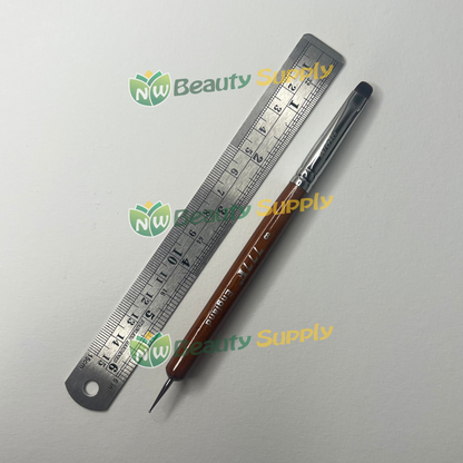 #08 777F Red Wood handle French Brush w Dotting Tool