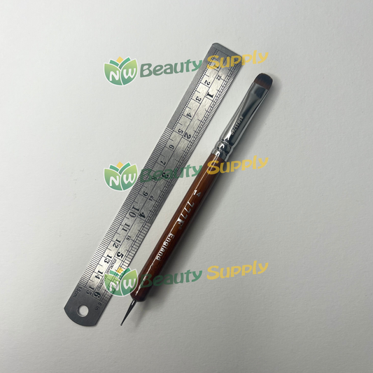 #14 777F Red Wood handle French Brush w Dotting Tool