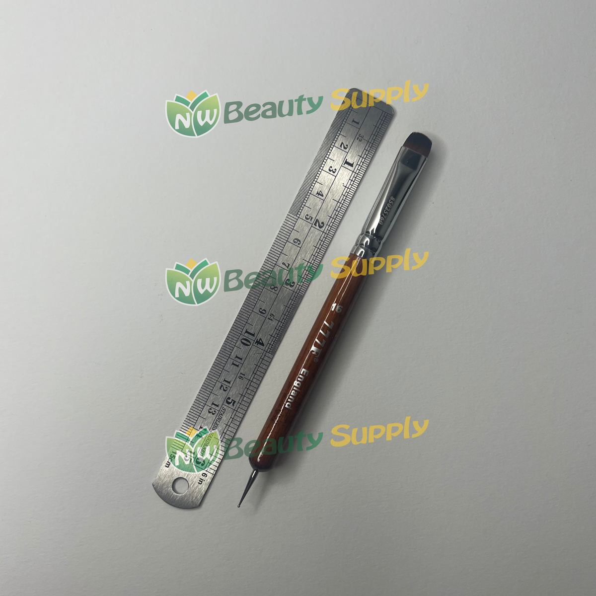 #16 777F Red Wood handle French Brush w Dotting Tool
