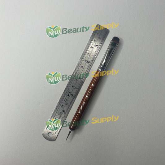 #16 777F Red Wood handle French Brush w Dotting Tool