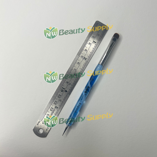 #10 666 Marble Handle French Brush w Dotting Tool