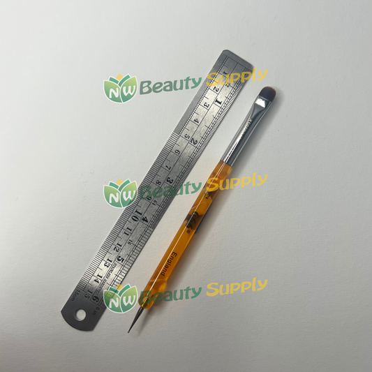 #12 666 Marble Handle French Brush w Dotting Tool