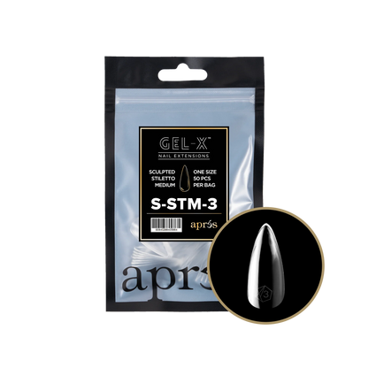 APRES Gel-X Sculpted Stiletto Medium Refill