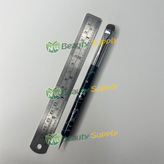 #16 666 Marble Handle French Brush w Dotting Tool