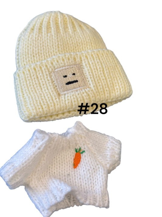 Doll Clothes fits Labu  #028 Beanie + Sweater