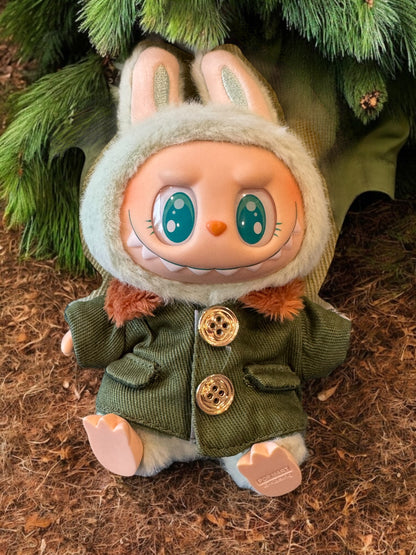 Doll Clothes fits Labu  # 003 Army Green Jacket