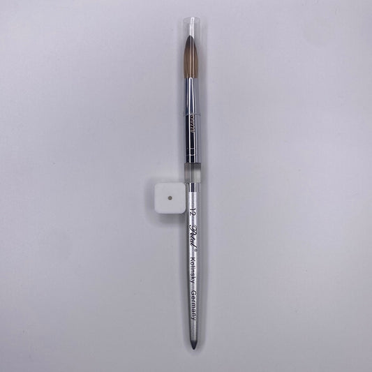 KL #12 Petal Silver Handle Nail Brush