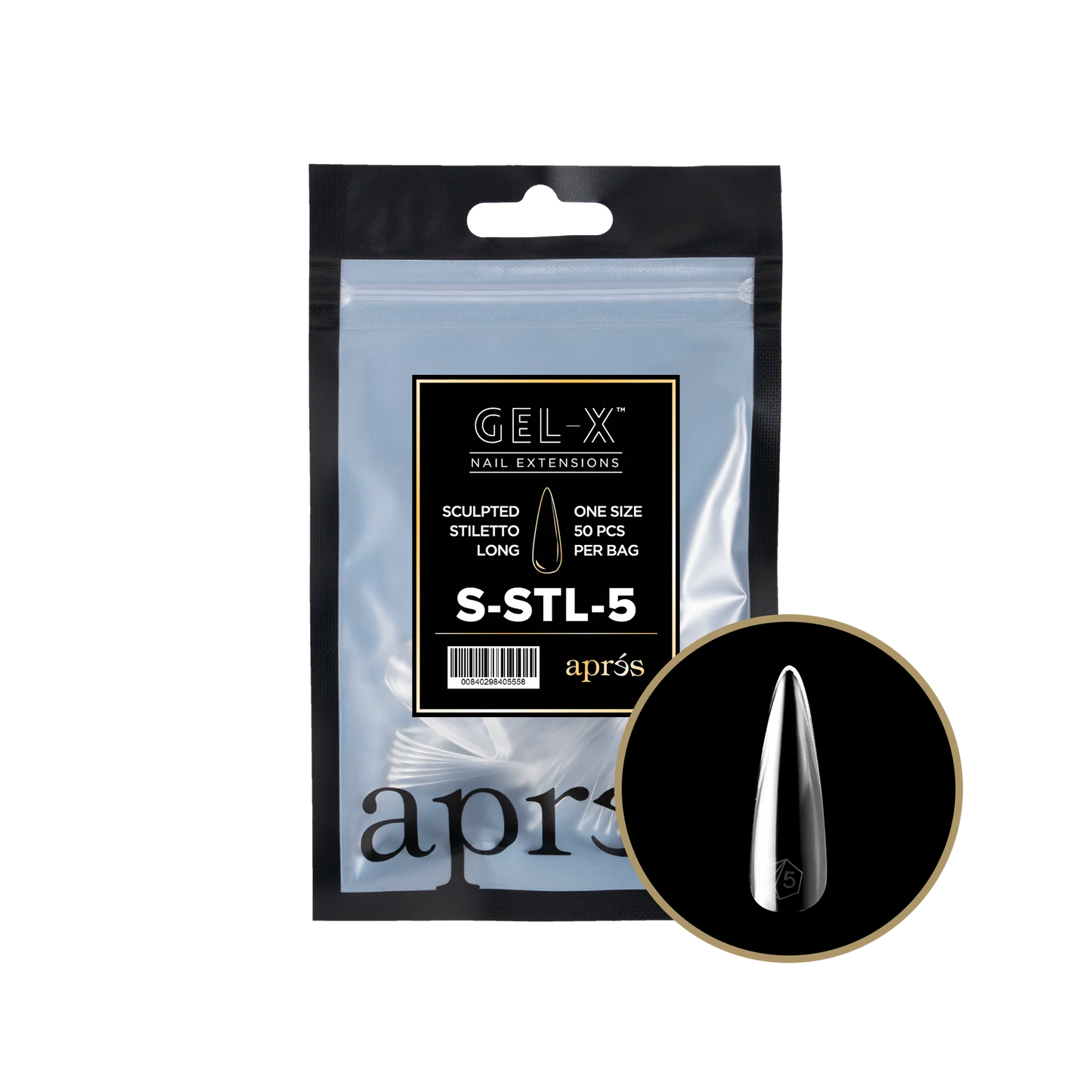 APRES Gel-X Sculpted Stiletto Long Refill
