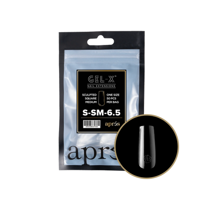 APRES Gel-X Sculpted Square Medium Refill
