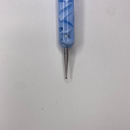 #10 666 Marble Handle French Brush w Dotting Tool