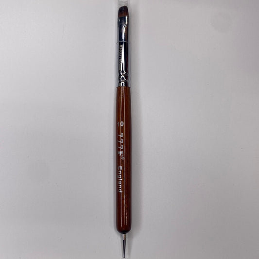 #10 777F Red Wood handle French Brush w Dotting Tool