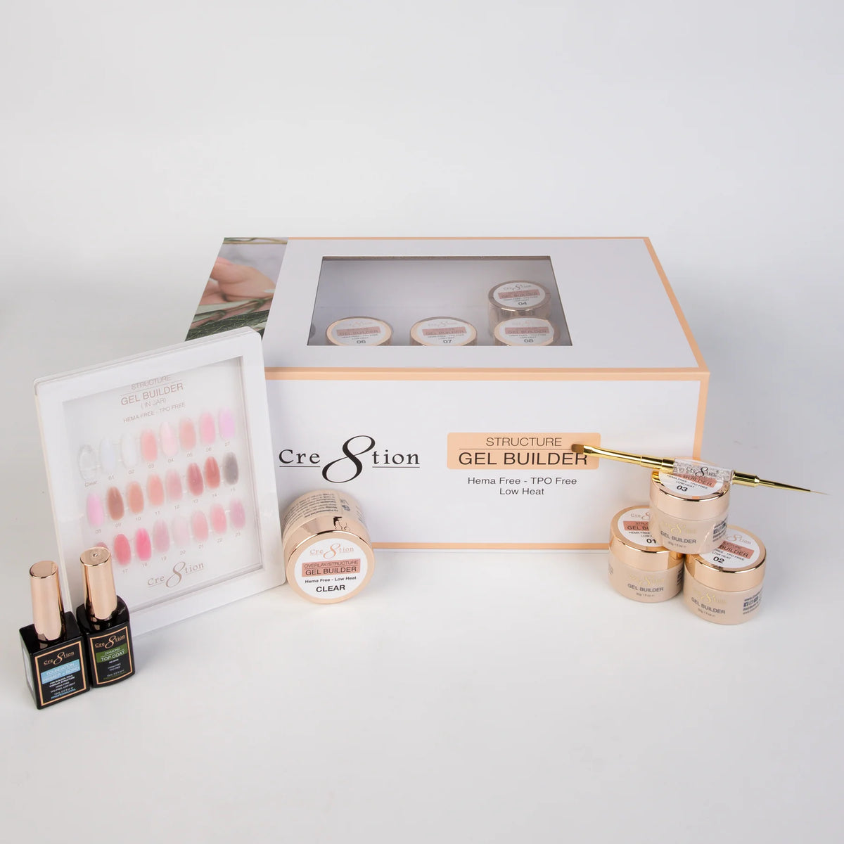 Cre8tion Builder Gel in Jar 24 Colors Kit