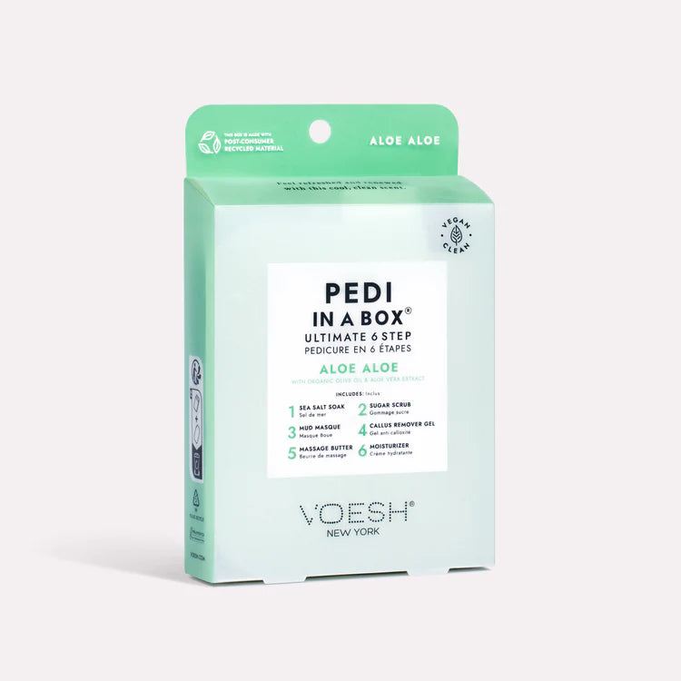 Voesh Pedi in a Box Ultimate 6 Step - Aloe Aloe 30/case