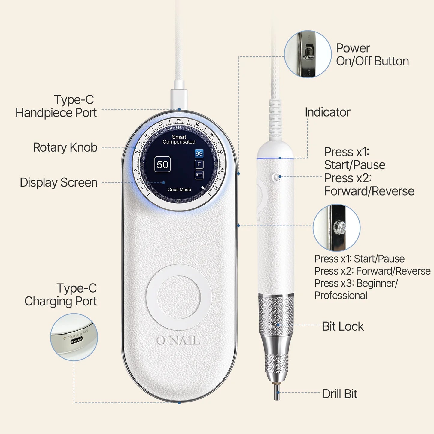 ONail Pro Max Nail Drill
