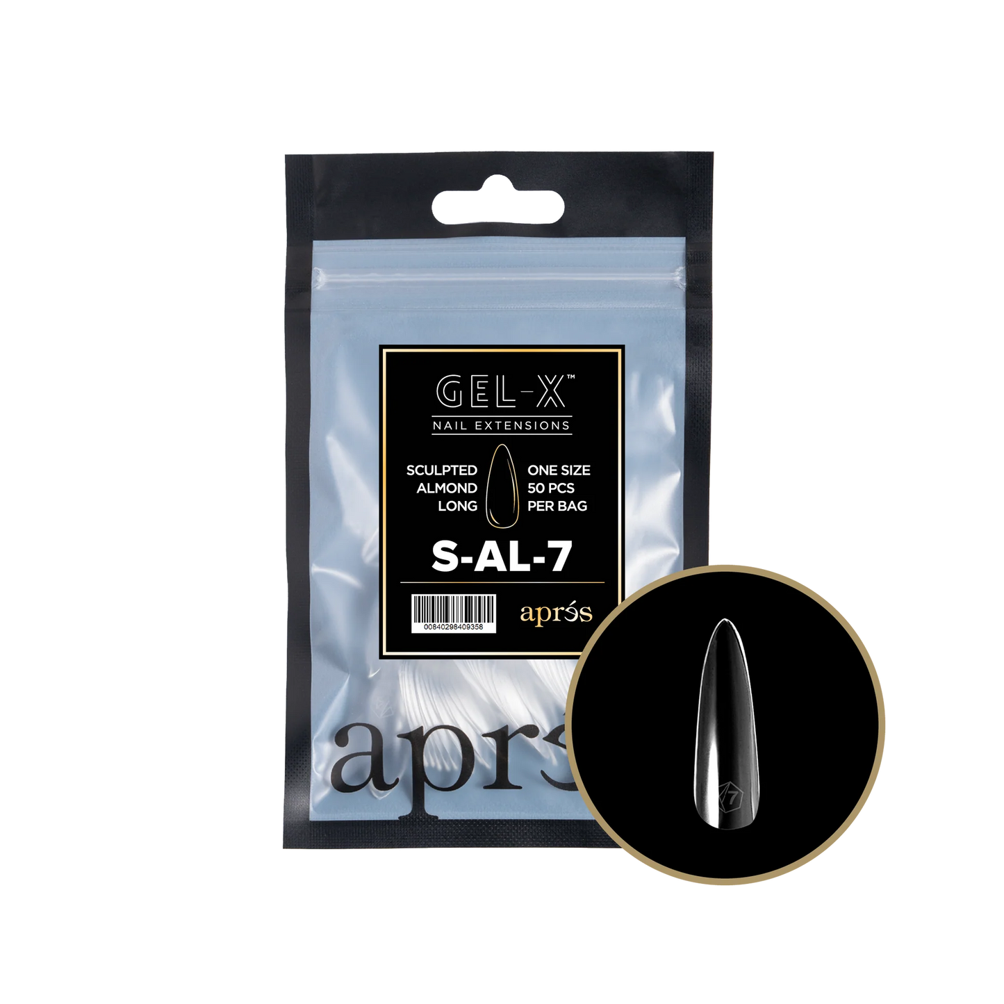APRES Gel-X Sculpted Almond Long Refill