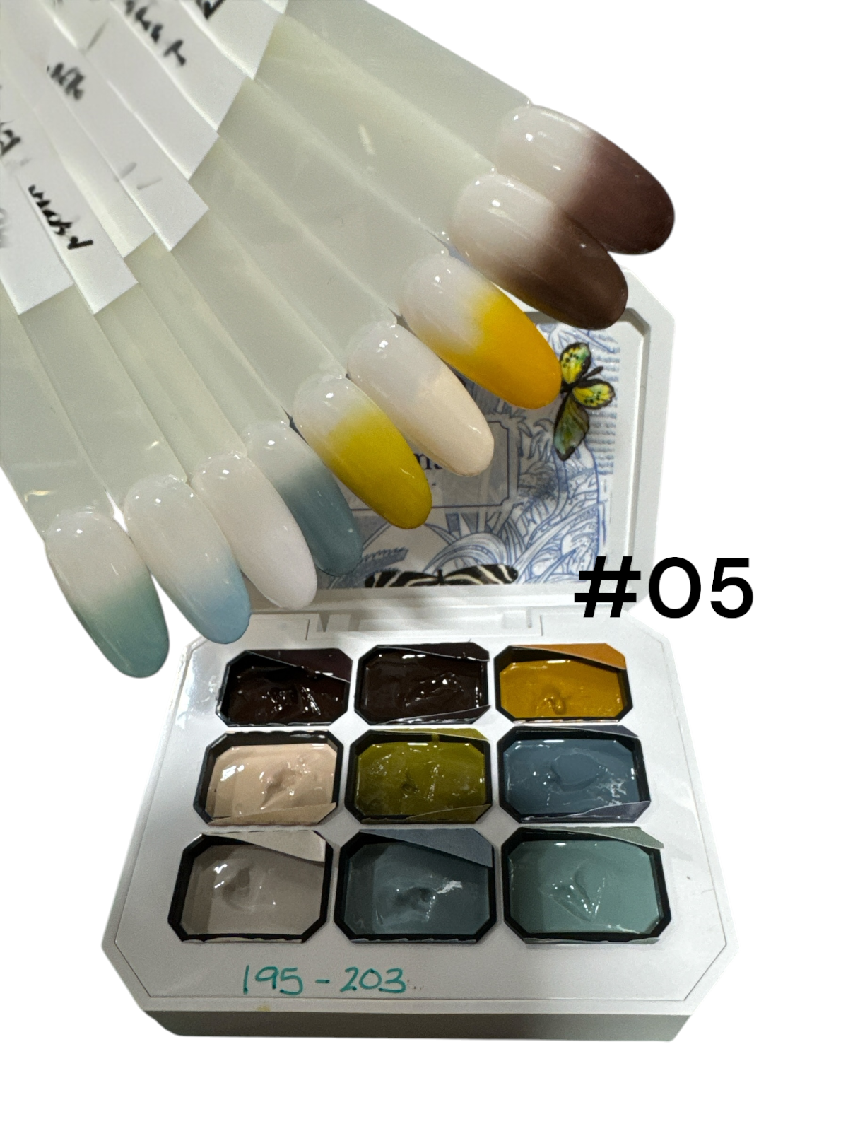 LIA 9 Color Cream Gel Palette ( " Pat-Pat Gel ")