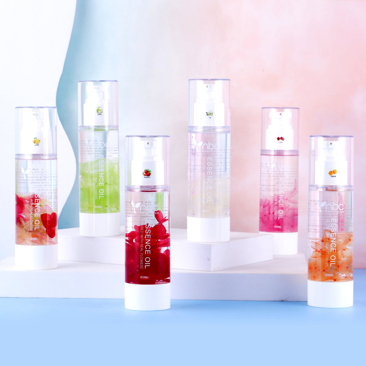 NBC Cuticle Oil with Pump (80 mL) - Rose