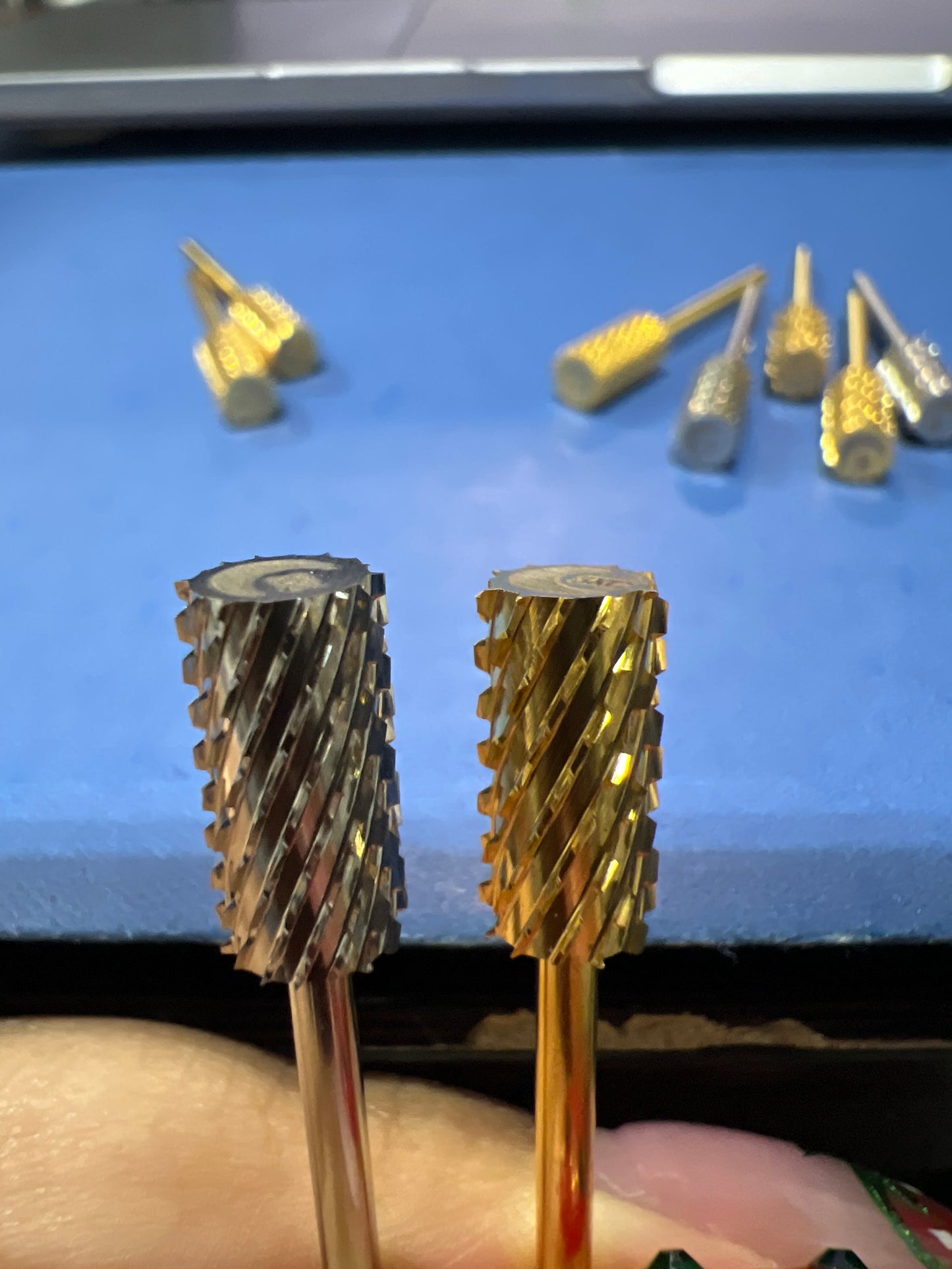 Large Carbide Flat Top Nail Bits