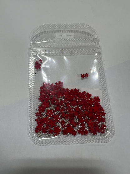 3D Daisy with Silver Beads