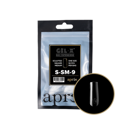 APRES Gel-X Sculpted Square Medium Refill