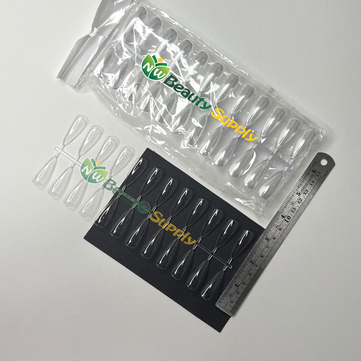 Sampler Tips LIA Long Almond Sample Tips (24 x 10) – NW Beauty Supplies