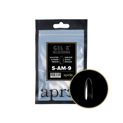 APRES Gel-X Sculpted Almond Medium Refill