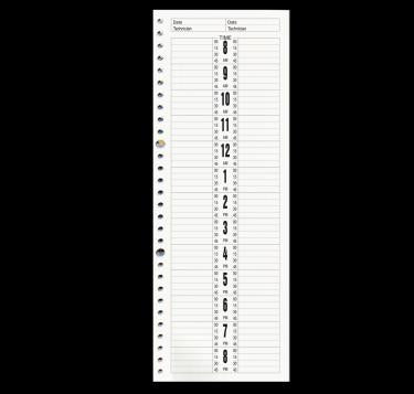 2 Column Leather Appointment Book Refill