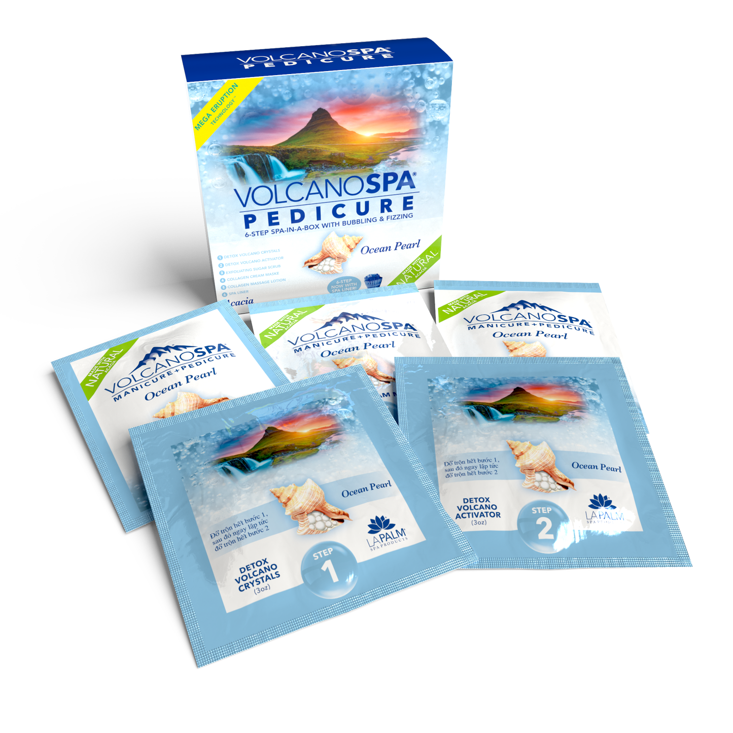 Volcano Spa Ocean Pearl 6 Step - Acacia