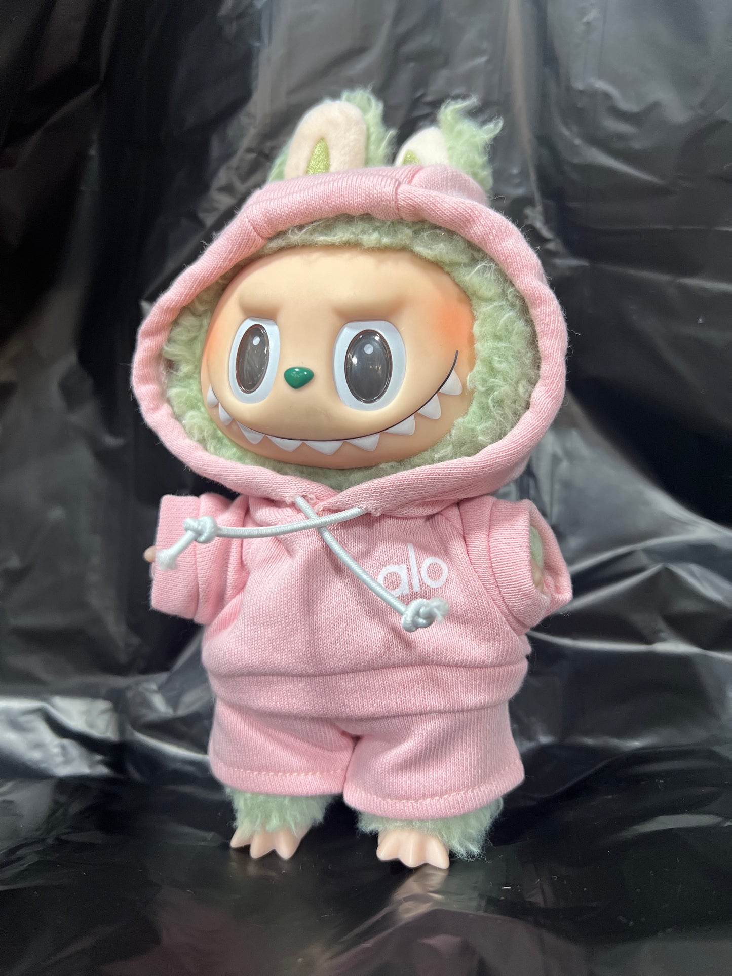 Doll Clothes fits Labu  #087 Alo Pink Sweat Suit