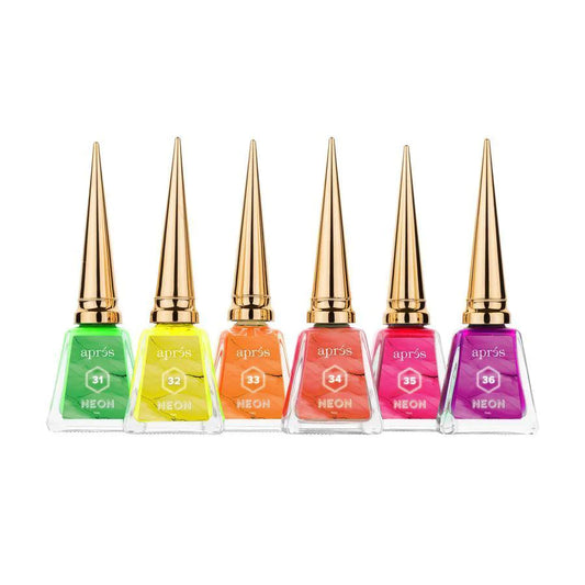 Apres Artink no.6 (6 neon colors, w/ Blending Fluid)