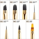 Aprés Art Brush Set - 7pcs (No holder)
