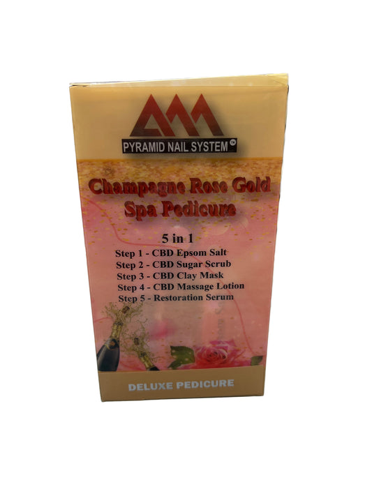 Pyramid 5in1 Pedicure Champagne Rose Gold