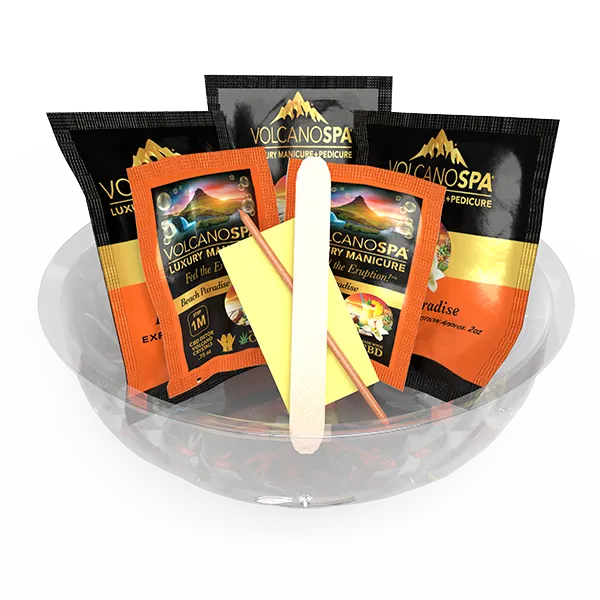 VolcanoSpa Luxury Manicure in a Bowl Beach Paradise (30/Case)